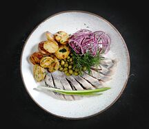 Сельдь с картофелем