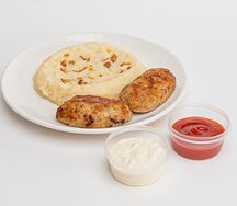 Пюрешка с котлеткой