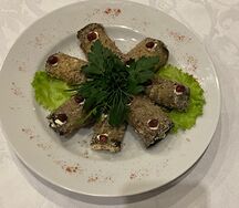 Рулет из баклажана