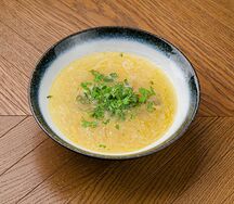 Уха из подкопченной стерляди и судака