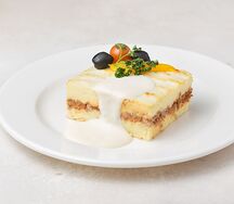 Картофельная запеканка с говядиной и овощами
