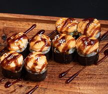 Запеченный с чукой и тунцом