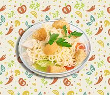 Салат Цезарь с курицей