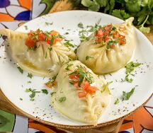 Манты с бараниной