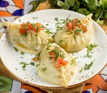 Манты с говядиной