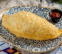 Чебурек с сыром и зеленью