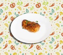 Рулет куриный с сыром и зеленью