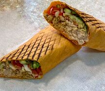 Шаурма из свинины Мега (с сырным лавашом)