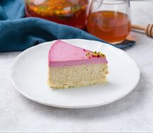 Чизкейк фисташка-малина