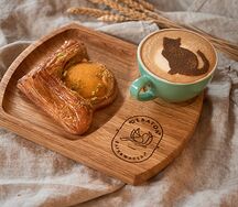 Дениш с персиком