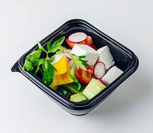 Овощной салат с сыром