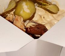 Сытный куш со свининой