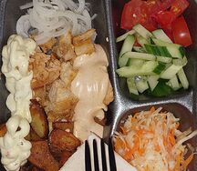 Комплексный обед со свининой