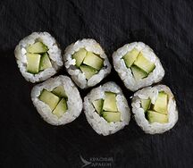 Мини ролл с огурцом