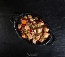 Рис с овощами и морепродуктами