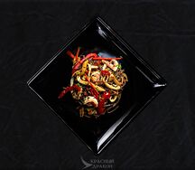Гречневая лапша с морепродуктами