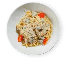 Паста с грибами и цыплёнком