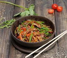 Лапша Wok с говядиной