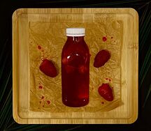 Домашний морс клубничный