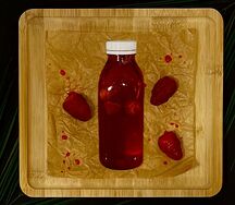 Домашний морс клубничный