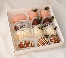 Набор клубника и бананы в шоколаде