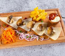 Шампиньоны на гриле