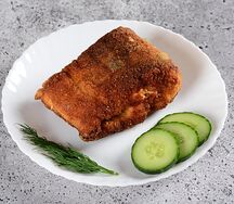 Горбуша жареная