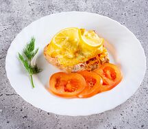 Форель под сыром