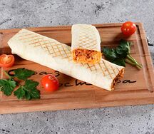 Шаурма с обычным лавашем