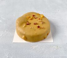 Миндально-апельсиновый кекс с пралине