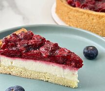 Творожно-вишневый пирог