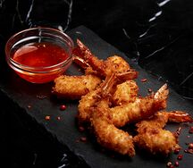 Креветки в кляре