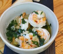 Креветки в соусе пиль-пиль