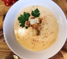 Сырный суп-пюре