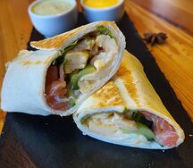 Докерсы с лососем