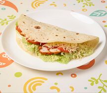 Кыстыбый с запеченной курицей 