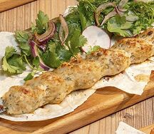 Кебаб из трех видов рыбы