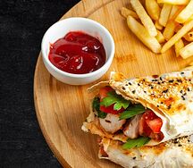 Детский ролл с курицей