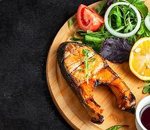 Стейк из лосося