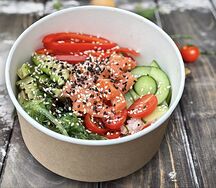 Поке с лососем