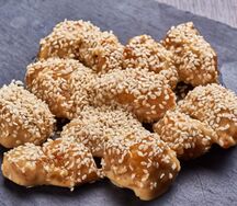 Попкорн куриный в соусе терияки с кунжутом