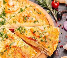 Пицца Морской коктейль”