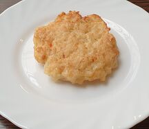 Оладья из цветной капусты постная