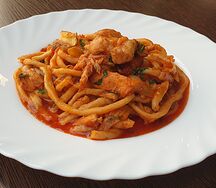 Лагман с цыпленком
