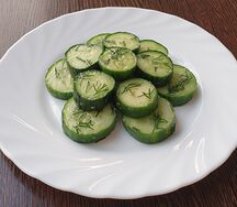 Огурчики малосольные
