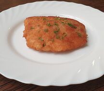 Куриная грудка, фаршированная белыми грибами и моцареллой