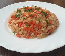 Плов овощной