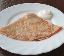 Блинчик со сметаной