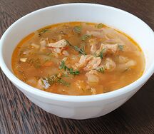 Рассольник с курицей