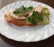 Гренка с курицей